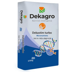 Dekagro Dekastin Turbo Κοκκώδες Λίπασμα 18-8-14 25kg 60τμχ