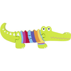 Παιδικό Puzzle Orange Tree Crocodile 4 Κομμάτια