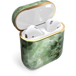 iDeal of Sweden Crystal Green Sky Θήκη Πλαστική για Apple AirPods 1 / 2 Πράσινη