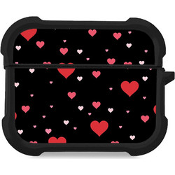 Sonique Heart Series Θήκη Σιλικόνης για Apple AirPods Pro 1 / 2 Μαύρη