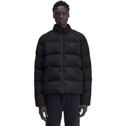 Fred Perry Ανδρικό Μπουφάν Χειμωνιάτικο Puffer Μαύρο J1309-102