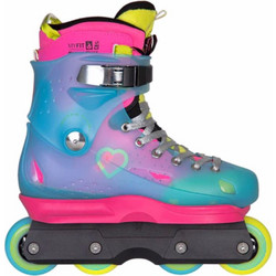 Playlife Robbie Pitts Fantasy 72 Inline Αυξομειούμενα Rollers Ενηλίκων Κίτρινα Ροζ 19.88036445