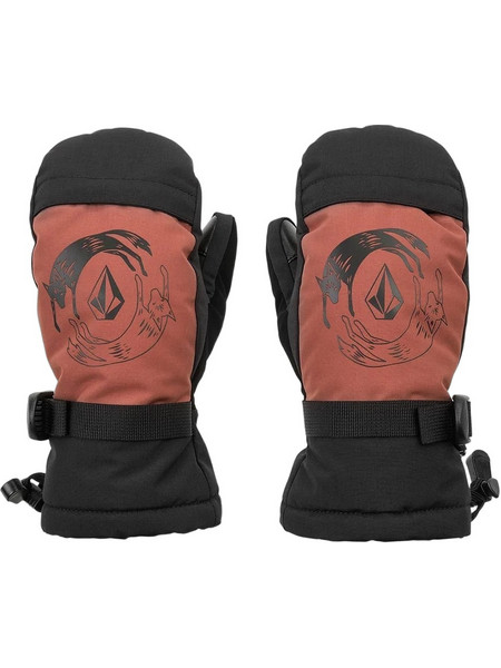 Volcom Day Saver Γυναικεία Γάντια Σκι & Snowboard Καφέ