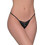 Milena By Paris Γυναικείο Sexy String με Δαντέλα Μαύρο 6858