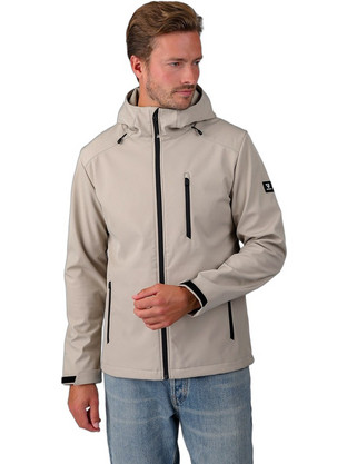Brunotti Ανδρικό Μπουφάν Χειμωνιάτικο Softshell Μπεζ 1-2331180003-4008