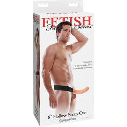 Pipedream Fetish Fantasy 8" Hollow Harness Strap On με Dildo 20cm Flesh PD3360-21