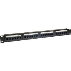 04.024.0078 Ethernet Patch Panel Rack 1U 19" 24 Θυρών Cat.5e Unshielded UTP