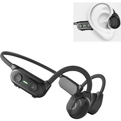 Techly ICC-SH-BONE-BLT Ακουστικά Bluetooth Open Ear Ανθεκτικά στο Νερό Black