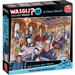 Puzzle Jumbo Wasgij A Close Shave! 1000 Κομμάτια