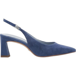 Tamaris Γόβες Suede Slingback με Χοντρό Χαμηλό Τακούνι Μπλε 1-29624-46-800