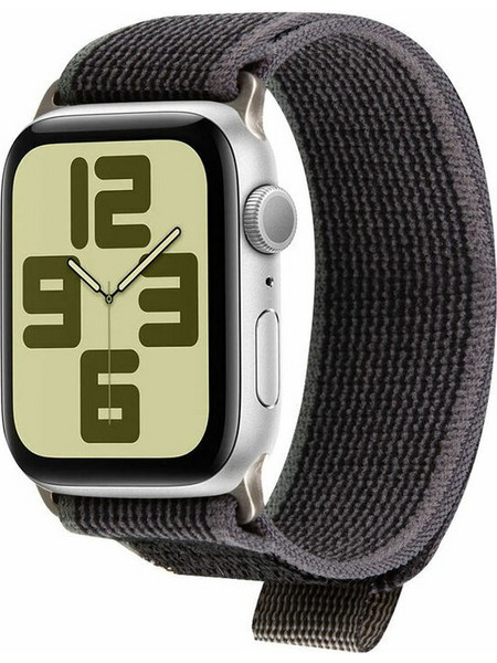 Obal:Me Textile Λουράκι Υφασμάτινο Grey / Green (Apple Watch 42 / 44 / 46 / 49mm)