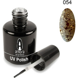 Amora 054 Gold Leafs Ημιμόνιμο Βερνίκι Νυχιών 10ml