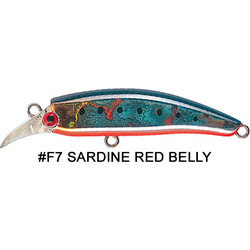 Tackle House Quay Papoose 50S Τεχνητό Δόλωμα Ψαράκι 5cm 5.9gr F7 Sardine Red Belly
