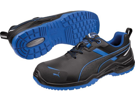 Puma Krypton Μποτάκια Ασφαλείας S3 Αδιάβροχα Μαύρα Μπλε 06100748