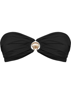Rock Club Bikini Top Strapless Μαύρο BP-2462-001