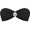 Rock Club Bikini Top Strapless Μαύρο BP-2462-001