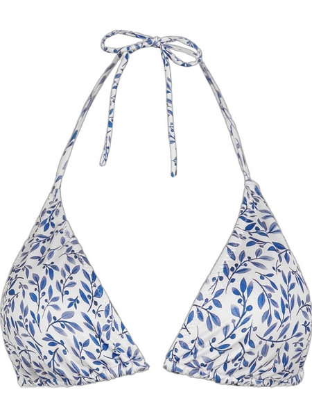 Rock Club Bikini Top Τριγωνάκι Floral Λευκό BP-2464-535