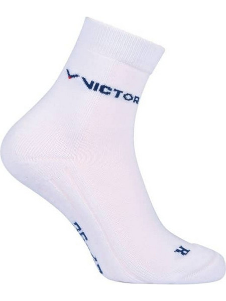 Victor Ανδρικές Κάλτσες Κοντές με Σχέδια Λευκές 2Pack 1734