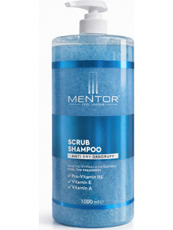 Mentor Scrub Σαμπουάν κατά της Πιτυρίδας για Ξηρά Μαλλιά 1lt