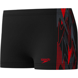 Speedo Αθλητικό Παιδικό Μαγιό Boxer για Αγόρι Μαύρο Κόκκινο Γκρι 8-003169002