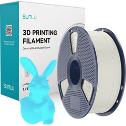 Sunlu PLA 1.75mm Glow White Blue 1Kg