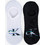 Calvin Klein Ανδρικές Κάλτσες Σοσόνια Λευκές Μαύρες 2Pack 701228809-014