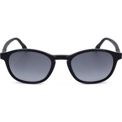 Safilo LASTRA 04/S 807 Ανδρικά Γυαλιά Ηλίου Τετράγωνα Κοκάλινα Μαύρα με Μαύρο Φακό
