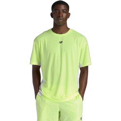 New Balance Ανδρικό Αθλητικό T-Shirt Lime MT6116HP-AFG