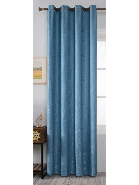 For Home Κουρτίνα με Τρουκς 270x140 Brazil Μπλε