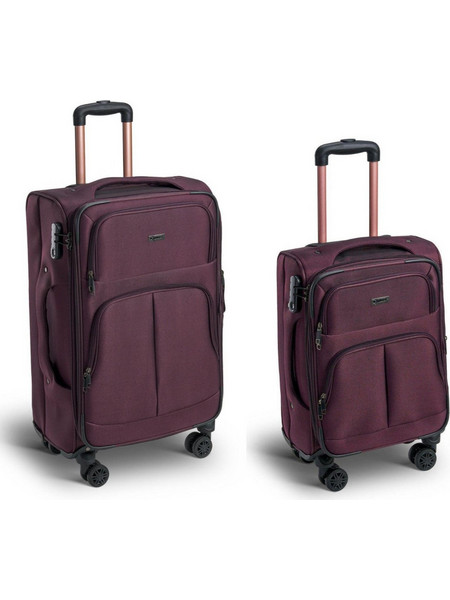 Xplorer 15905 Σετ Βαλίτσες 2τμχ Καμπίνας & Μεσαία Μωβ