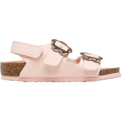Birkenstock Milano Flower Παιδικά Πέδιλα για Κορίτσι Ανατομικά Ροζ 103165