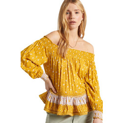Superdry Ameera Γυναικείο Καλοκαιρινό Top Κίτρινο W6010465A-XVZ