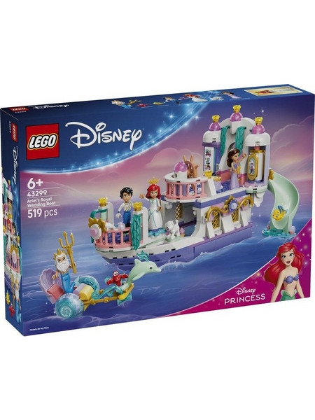 Lego Disney Ariel's Royal Wedding Boat για 6+ Ετών 43299