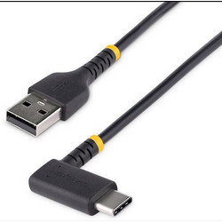 StarTech 2ACR-2M-USB-CABL Angle 90° USB-A to USB-C 2m Black