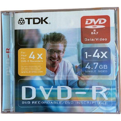 TDK R47EB Εγγράψιμο DVD-R 4x 4.7GB