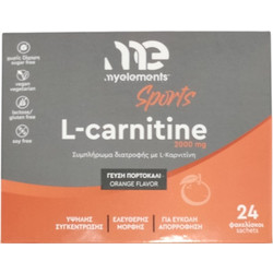 My Elements L-Carnitine Orange Συμπλήρωμα Διατροφής με Καρνιτίνη 24 Φακελάκια