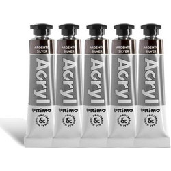 Primo Silver Ακρυλικό Χρώμα Ζωγραφικής 18ml
