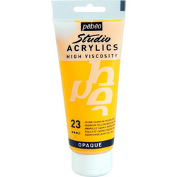 Pebeo Studio Acrylics 23 Medium Cadmium Yellow Hue Ακρυλικό Χρώμα Ζωγραφικής 100ml