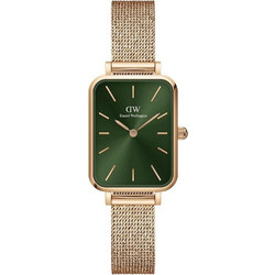 Daniel Wellington Quadro Γυναικείο Ρολόι με Ροζ Χρυσό Μεταλλικό Μπρασελέ DW00100445