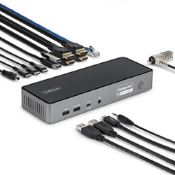 StarTech DK30C2DPEPRUE USB-C Docking Station με DisplayPort / HDMI PD Ethernet και Σύνδεση 3 Oθονών