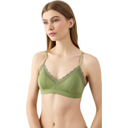 Minerva Bralette χωρίς Μπανέλα Πράσινο 90-8152B-056