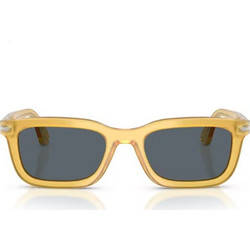 Persol PO3396 204/R5 Ανδρικά Γυαλιά Ηλίου Τετράγωνα Κοκάλινα Κίτρινα με Μαύρο Φακό