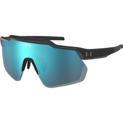Under Armour UAFLIPPEDPRO D51Z0 Ανδρικά Γυαλιά Ηλίου Μάσκα Κοκάλινα Μαύρα με Μπλε Φακό