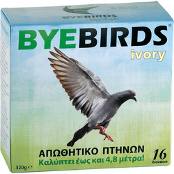 Protecta Byebirds Ivory Απωθητικά Gel Πουλιών 20gr 2τμχ