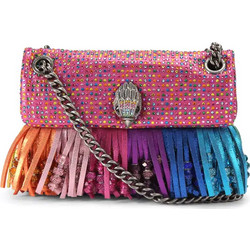 Kurt Geiger Mini Kensington Γυναικείο Τσαντάκι Χιαστί Υφασμάτινο Πολύχρωμο με Αλυσίδα 560716960969