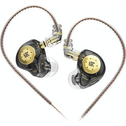 KZ EDX Pro Ακουστικά Ψείρες In-Ear Dynamic Μαύρα Διαφανή