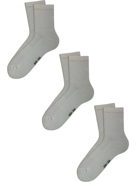 Dimisocks Ανδρικές Κάλτσες Κοντές Λευκές 3Pack DSECO2-4