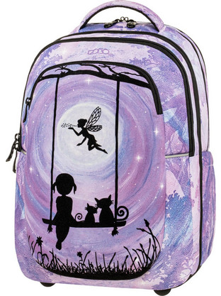 Polo Kinetic Fairytale Σχολική Τσάντα Πλάτης Δημοτικού Λιλά 901072-8429
