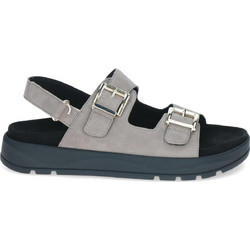 Caprice Γυναικεία Σανδάλια Suede Ανατομικά Γκρι 9-28206-46