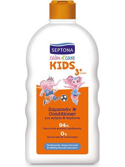 Septona Calm n' Care Παιδικό Φυτικό Σαμπουάν & Conditioner για Επανόρθωση 500ml